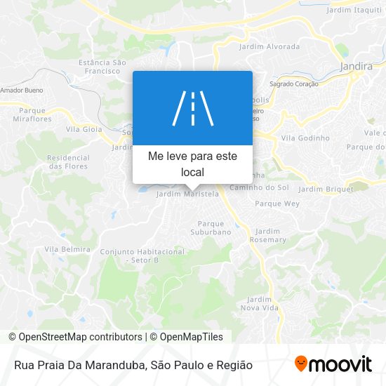 Rua Praia Da Maranduba mapa