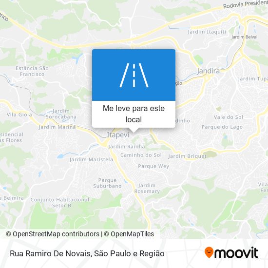 Rua Ramiro De Novais mapa