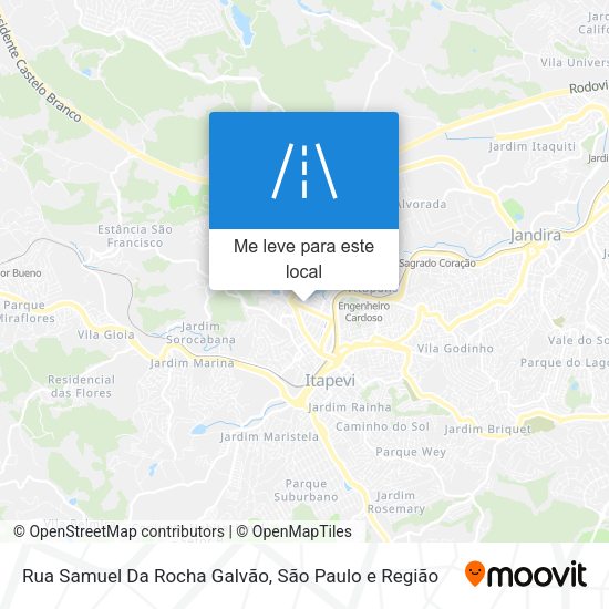 Rua Samuel Da Rocha Galvão mapa