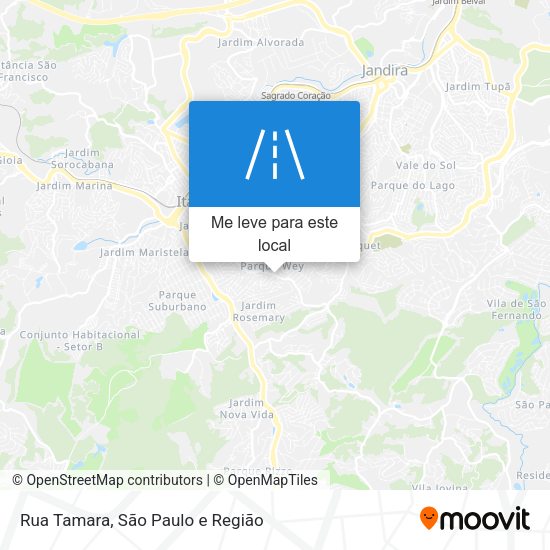 Rua Tamara mapa