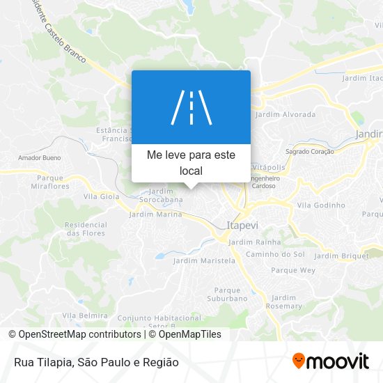 Rua Tilapia mapa