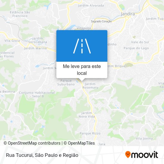 Rua Tucurui mapa