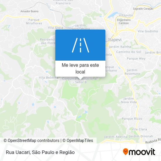 Rua Uacari mapa