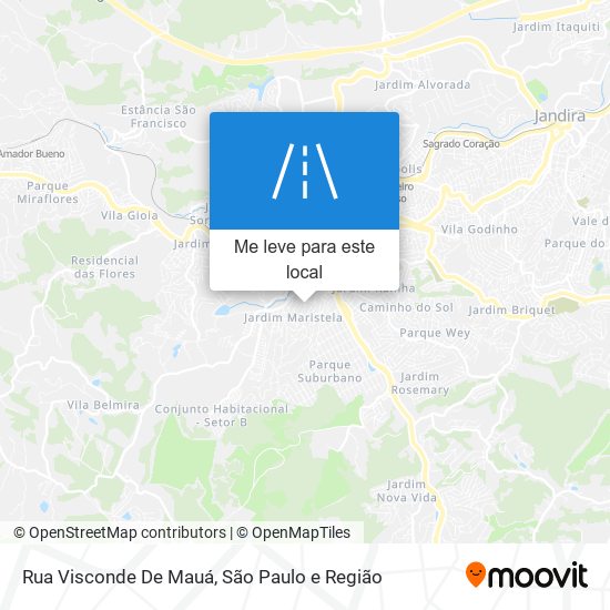 Rua Visconde De Mauá mapa