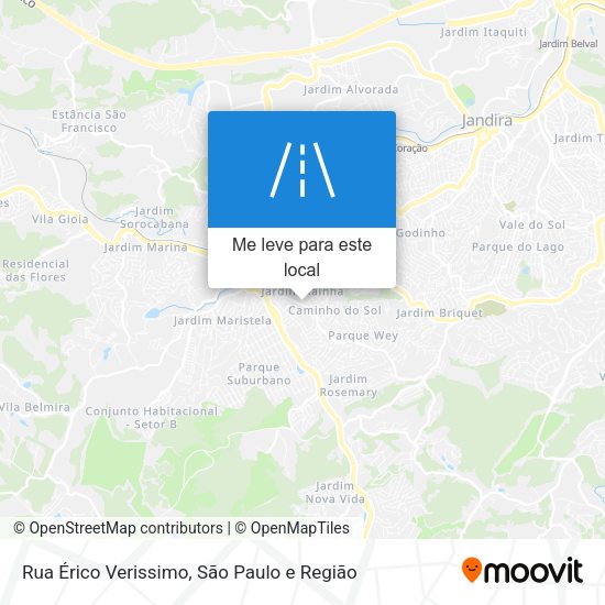 Rua Érico Verissimo mapa