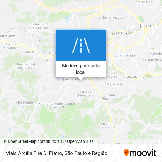 Viela Arcília Pire Di Pietro mapa