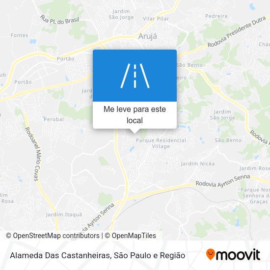 Alameda Das Castanheiras mapa