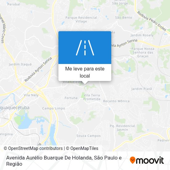 Avenida Aurélio Buarque De Holanda mapa