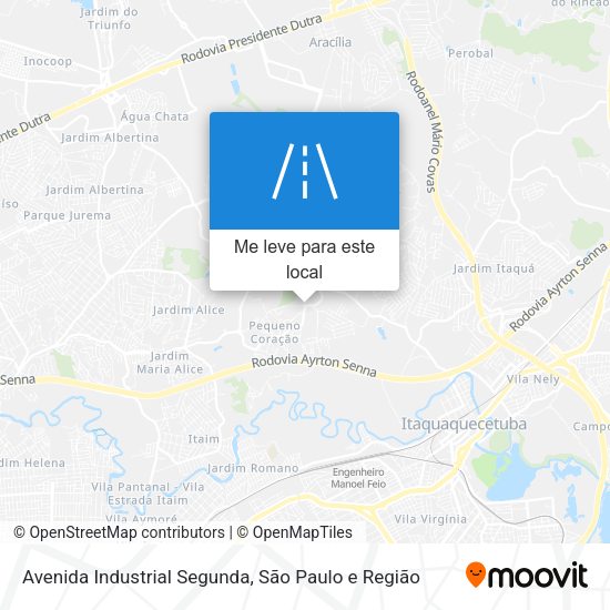Avenida Industrial Segunda mapa
