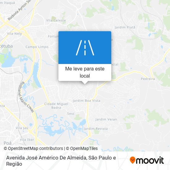 Avenida José Américo De Almeida mapa