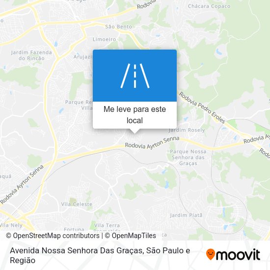 Avenida Nossa Senhora Das Graças mapa