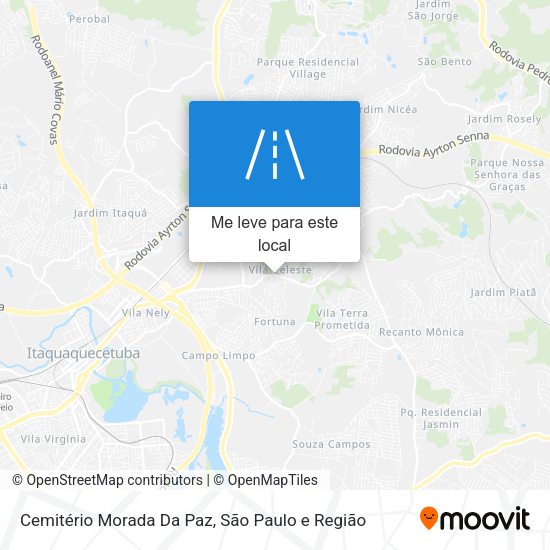 Cemitério Morada Da Paz mapa