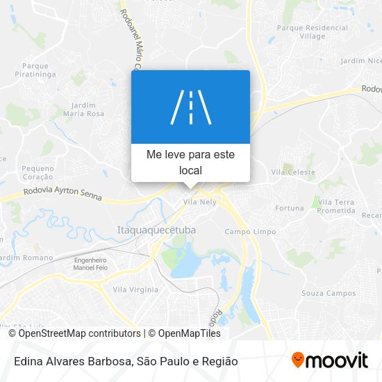 Edina Alvares Barbosa mapa