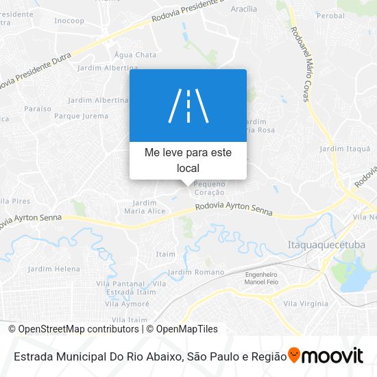 Estrada Municipal Do Rio Abaixo mapa