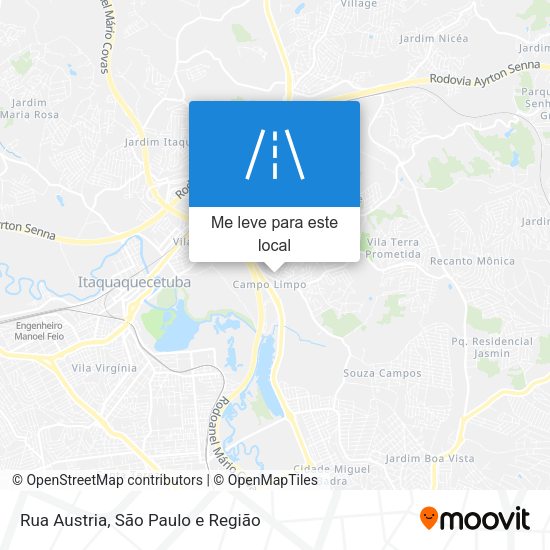 Rua Austria mapa