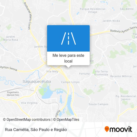 Rua Camélia mapa