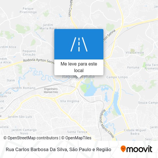 Rua Carlos Barbosa Da Silva mapa