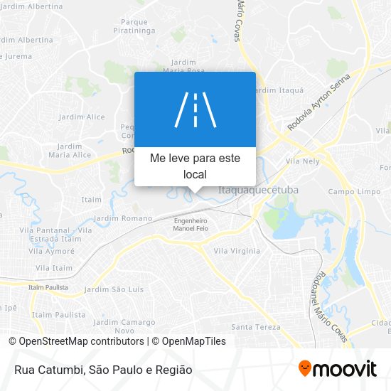 Rua Catumbi mapa