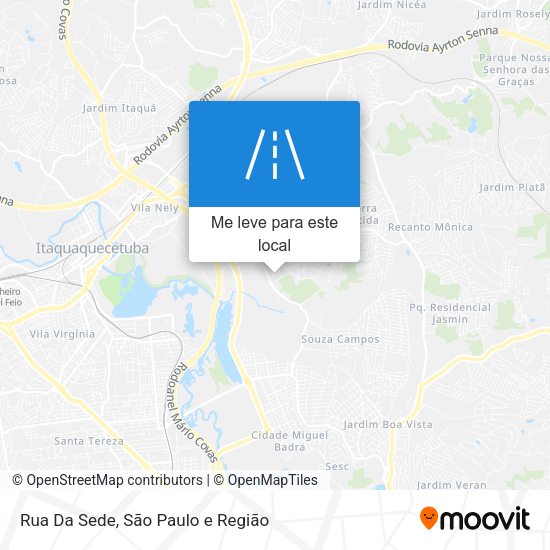 Rua Da Sede mapa