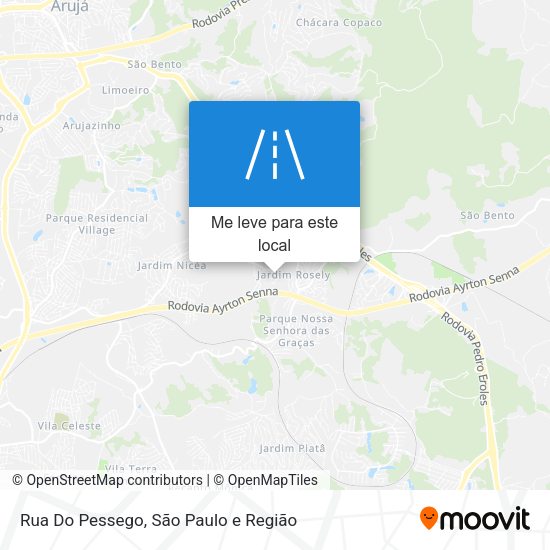 Rua Do Pessego mapa