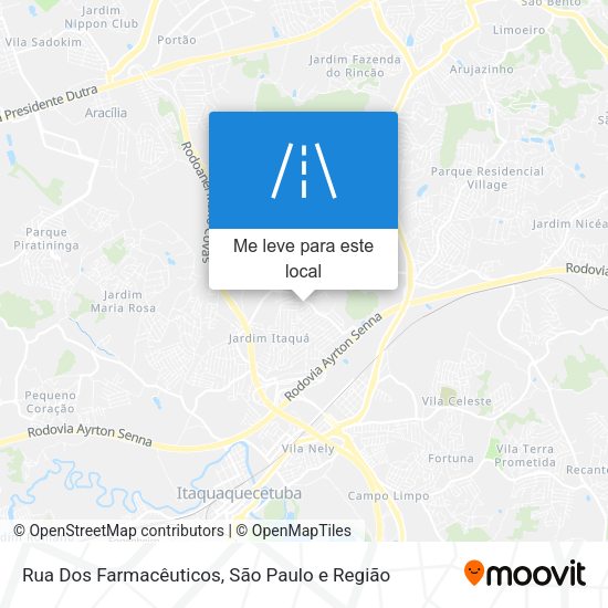 Rua Dos Farmacêuticos mapa