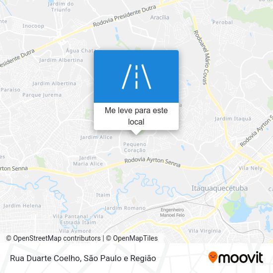 Rua Duarte Coelho mapa