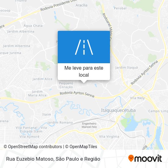 Rua Euzebio Matoso mapa