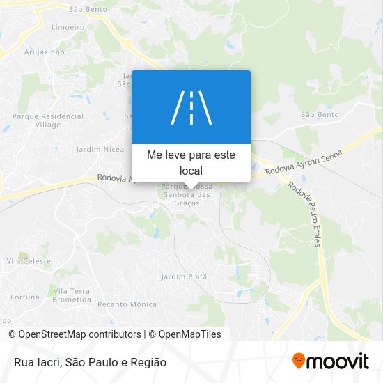 Rua Iacri mapa