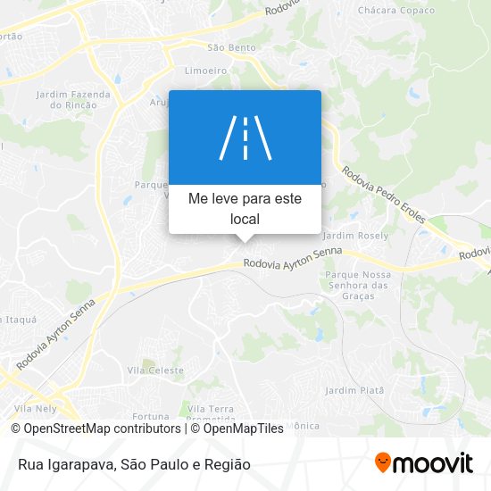 Rua Igarapava mapa
