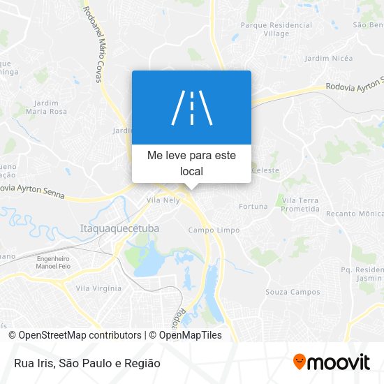 Rua Iris mapa