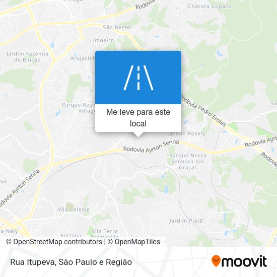 Rua Itupeva mapa