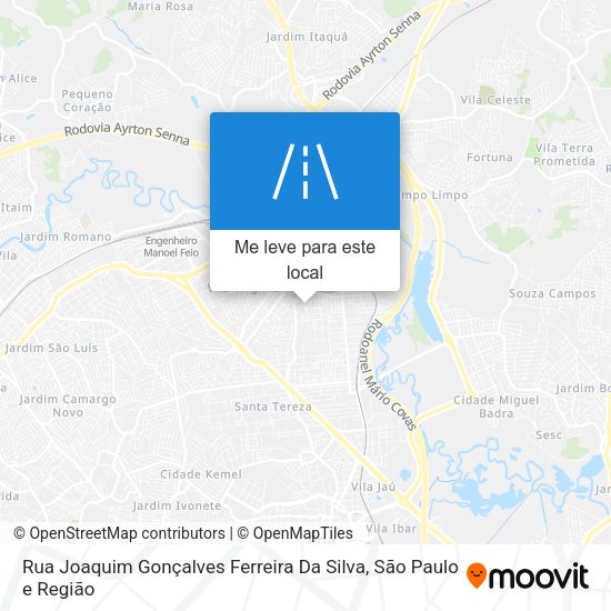 Rua Joaquim Gonçalves Ferreira Da Silva mapa