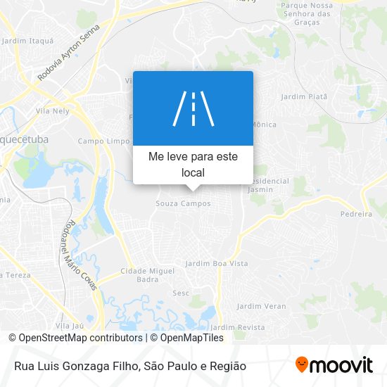 Rua Luis Gonzaga Filho mapa