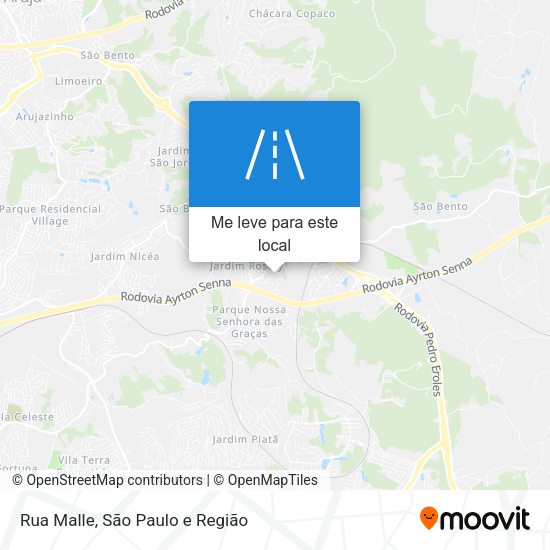 Rua Malle mapa