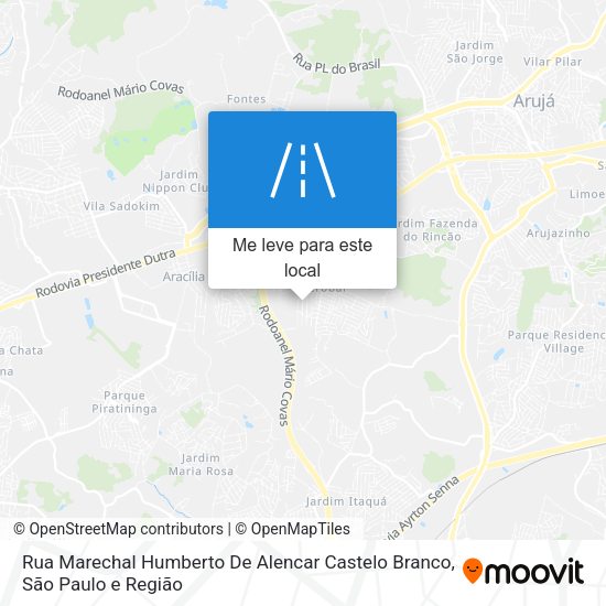 Rua Marechal Humberto De Alencar Castelo Branco mapa