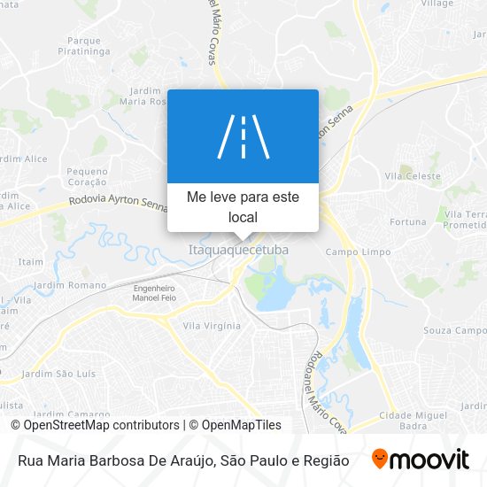 Rua Maria Barbosa De Araújo mapa