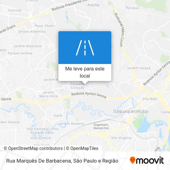 Rua Marquês De Barbacena mapa