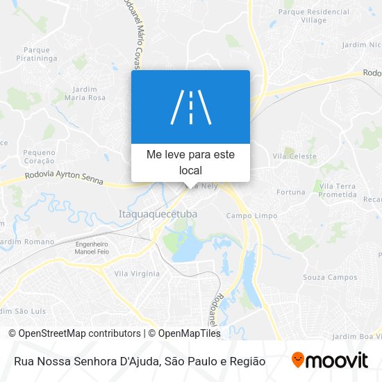 Rua Nossa Senhora D'Ajuda mapa