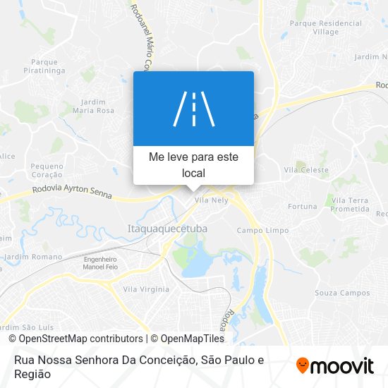 Rua Nossa Senhora Da Conceição mapa