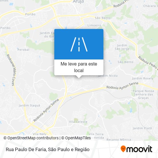 Rua Paulo De Faria mapa