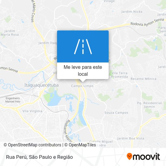 Rua Perú mapa