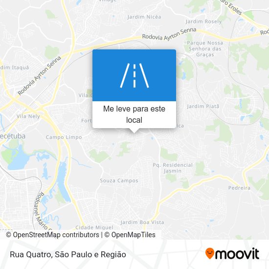 Rua Quatro mapa