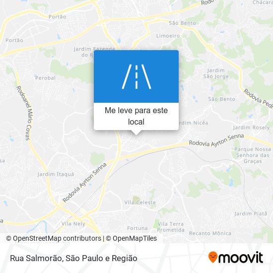 Rua Salmorão mapa