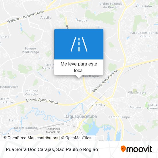 Rua Serra Dos Carajas mapa