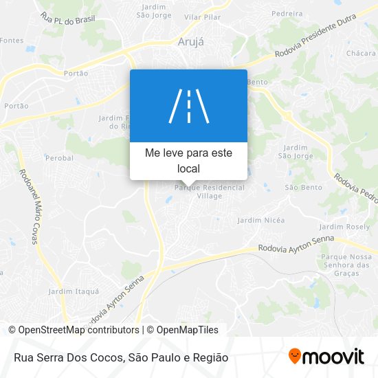 Rua Serra Dos Cocos mapa