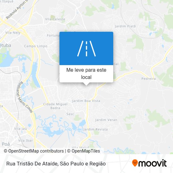 Rua Tristão De Ataíde mapa