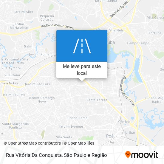 Rua Vitória Da Conquista mapa