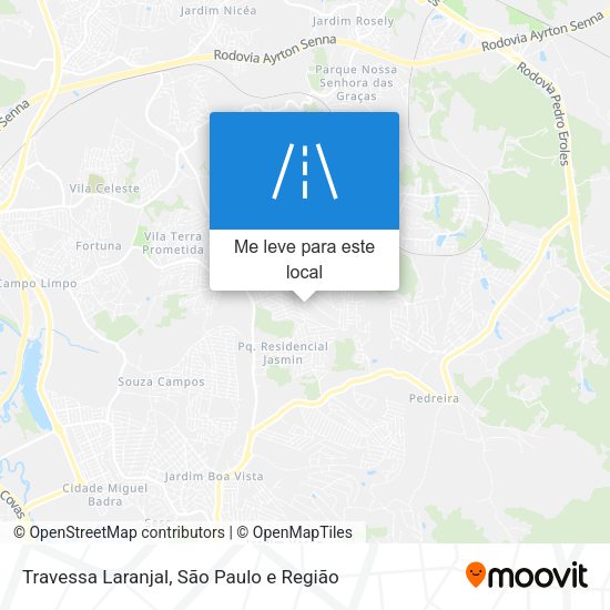 Travessa Laranjal mapa