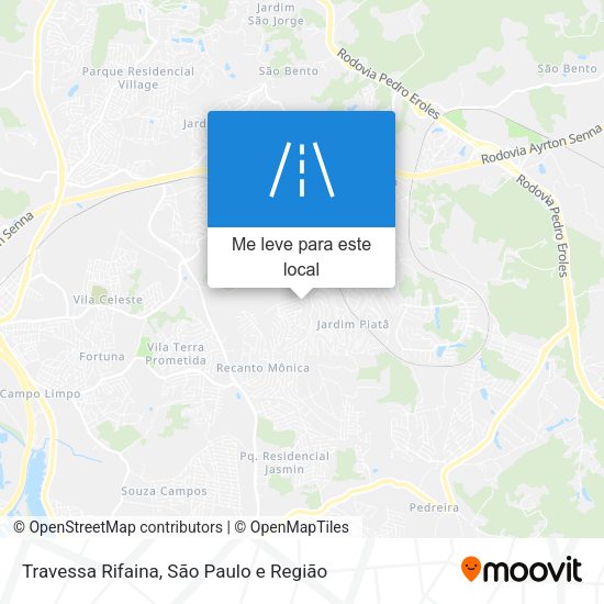 Travessa Rifaina mapa