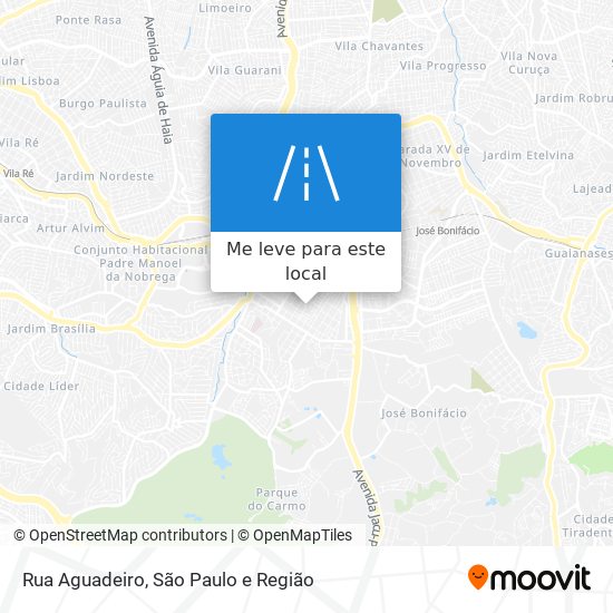 Rua Aguadeiro mapa